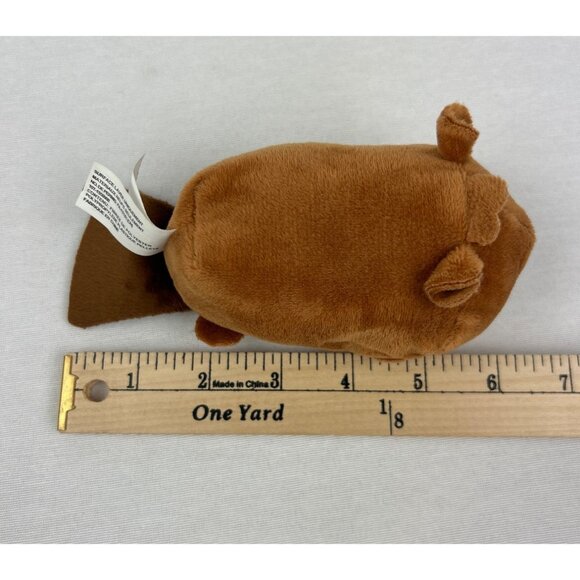 Bun Bun Beaver Plush Stuffed Animal Stackable Mini 6" - Picture 7 of 7